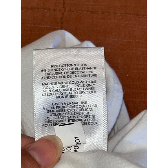 Express White Lace-Trimmed Camisole Y2/k Style Spaghetti Cottagecore Top M Medi - Picture 8 of 9